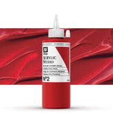 VALLEJO ACRYLIC STUDIO 2: 200 ML. CADMIUM RED (HUE) - Al Masam Stationery LLC